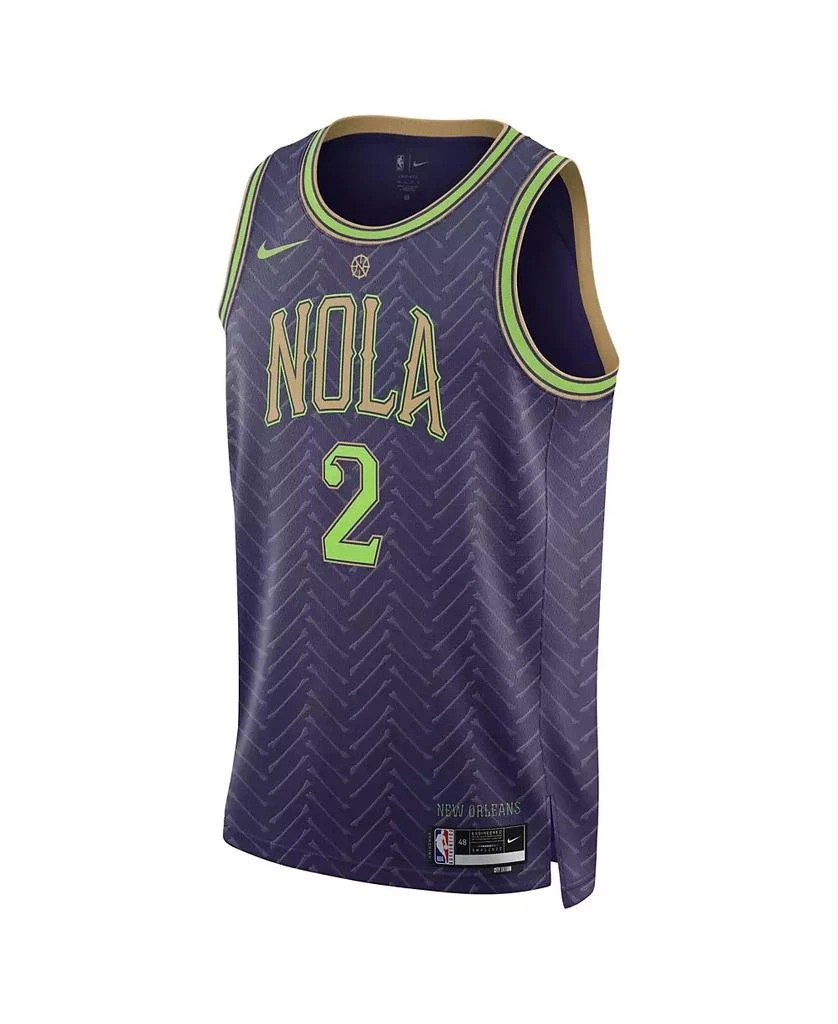 NIKE Men's and Women's Purple Herbert Jones New Orleans Pelicans 2024/25 City Edition Finished Swingman Jersey 1