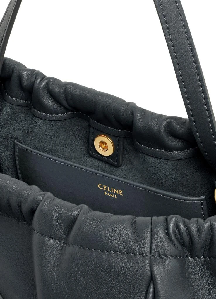 CELINE Small cabas Drawstring cuir Triomphe in smooth calfskin 2