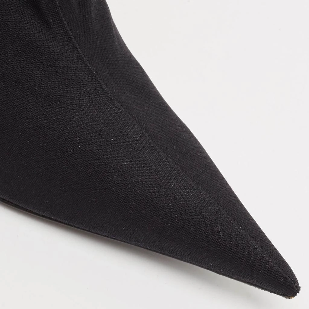 Balenciaga Balenciaga Black Stretch Fabric Knife Mid Calf Boots Size 35.5 8