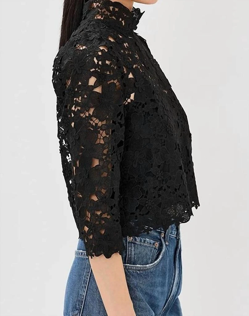 ba&sh Ba&Sh - Paul High Neck Floral Top 3