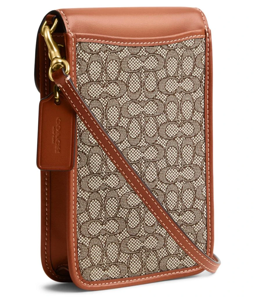 COACH Mini Signature Jacquard C Phone Crossbody 2