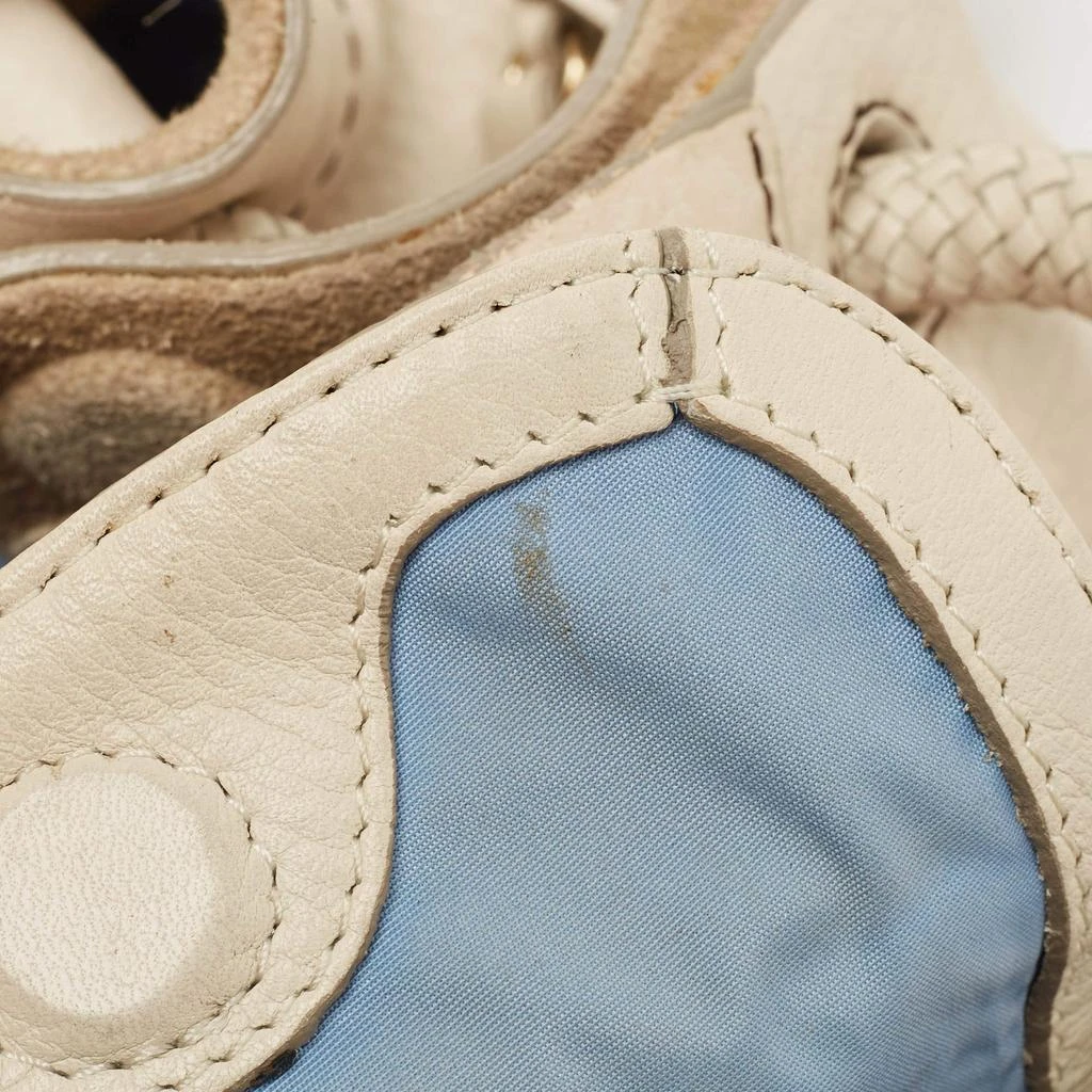 Cole Haan Cole Haan Off White Leather Village Drawstring Shoulder Bag 8