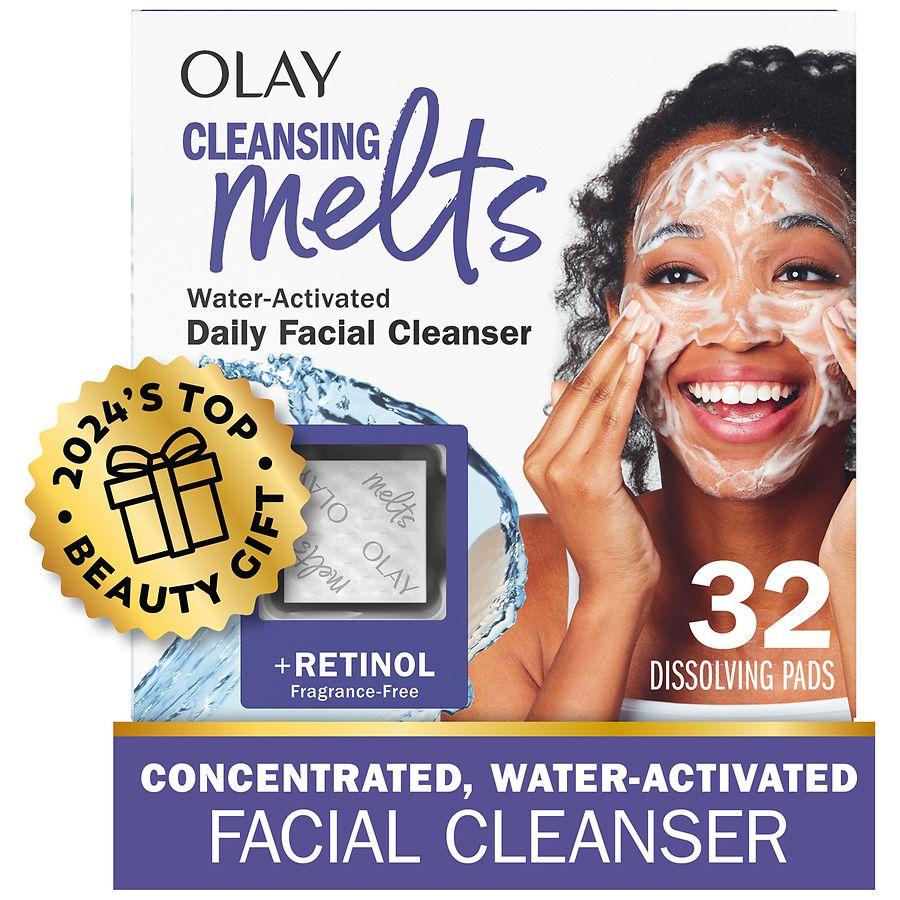 Olay Cleansing Melts + Retinol Face Cleanser No scent