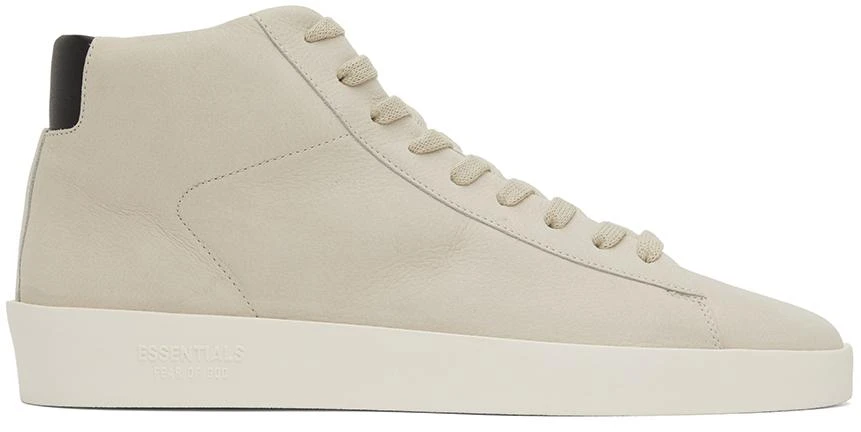 Essentials Gray Tennis Mid Sneakers 1