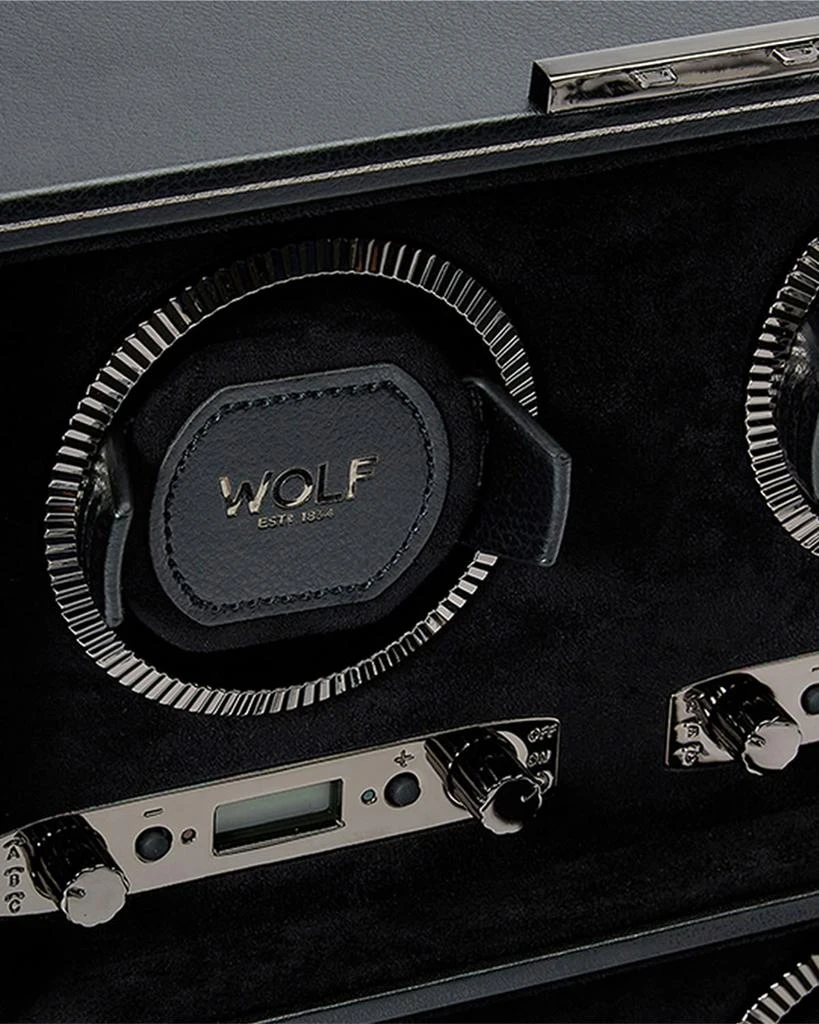 Wolf British Racing 4-Piece Watch Winder 4
