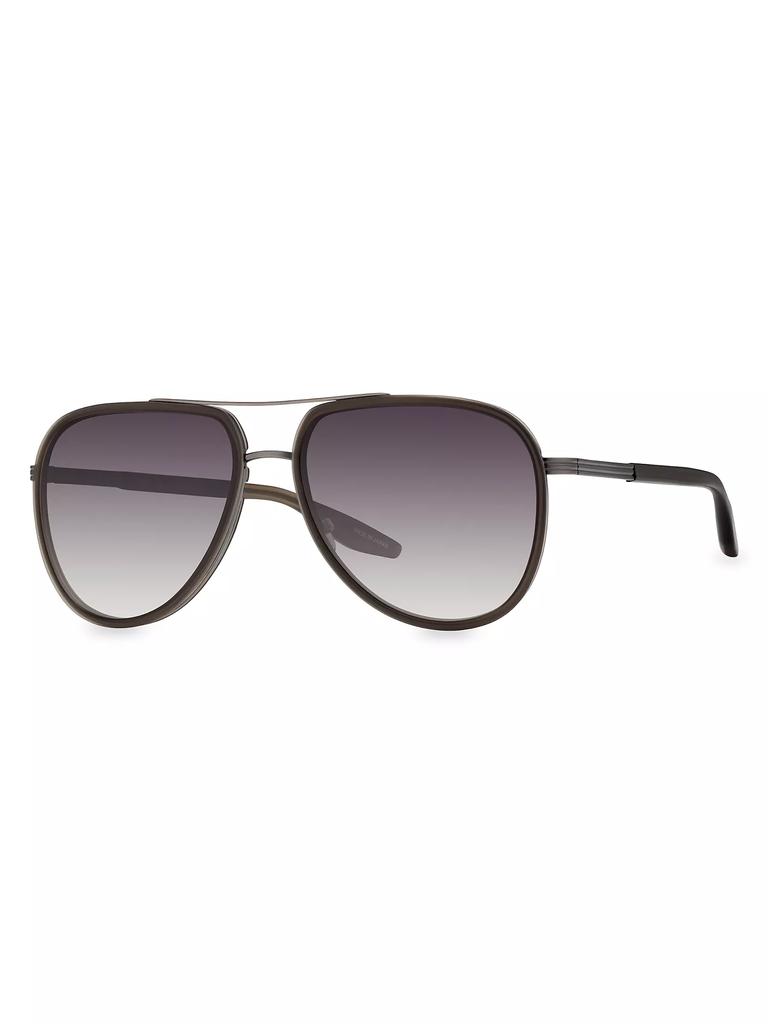 Barton Perreira Cani 58MM Aviator Sunglasses