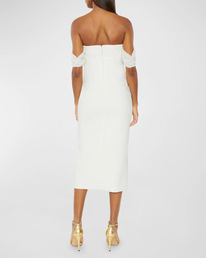 Likely Paz Off-Shoulder Midi Slit Dress 3