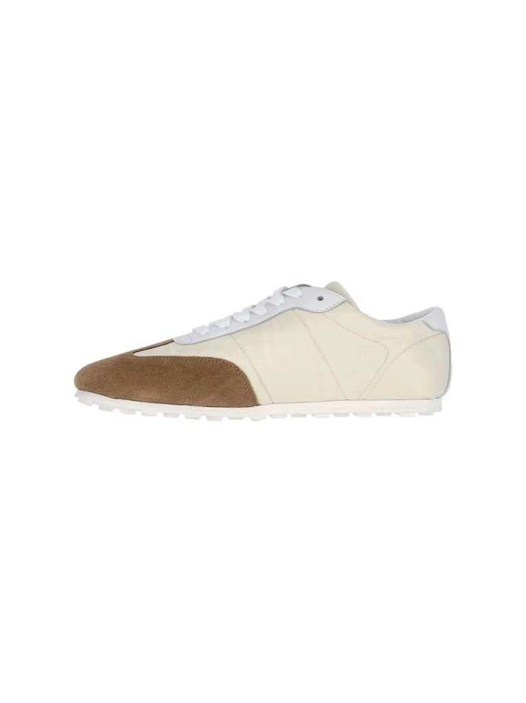 Marni White Sneakers With Suede Accents 3