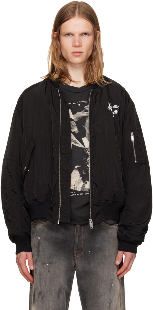 Enfants Riches Deprimes Black 'Enfants Video' Bomber Jacket