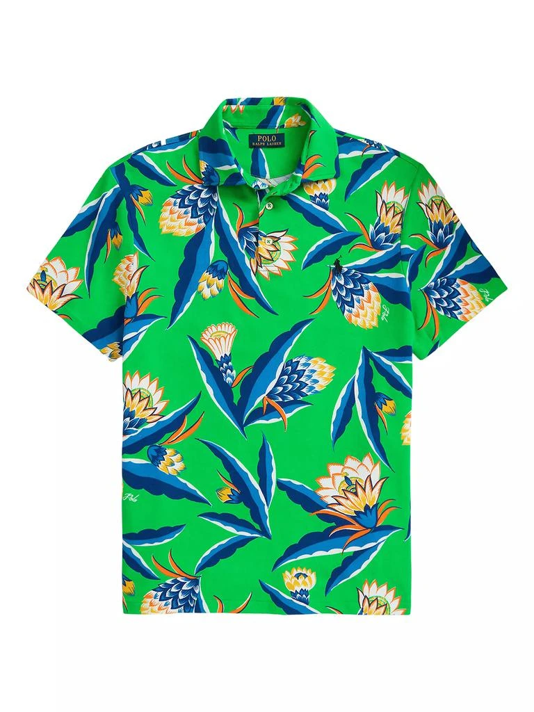 Ralph Lauren French Terry Floral Polo Shirt 1