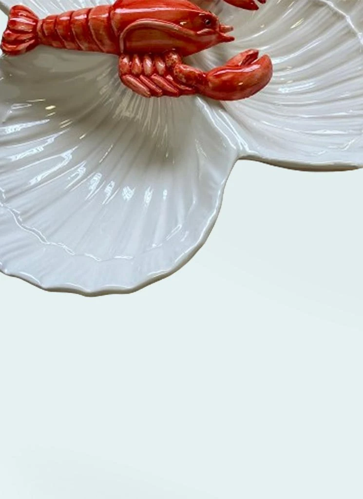 Les-Ottomans Three Shells Lobster Starter Plate 3