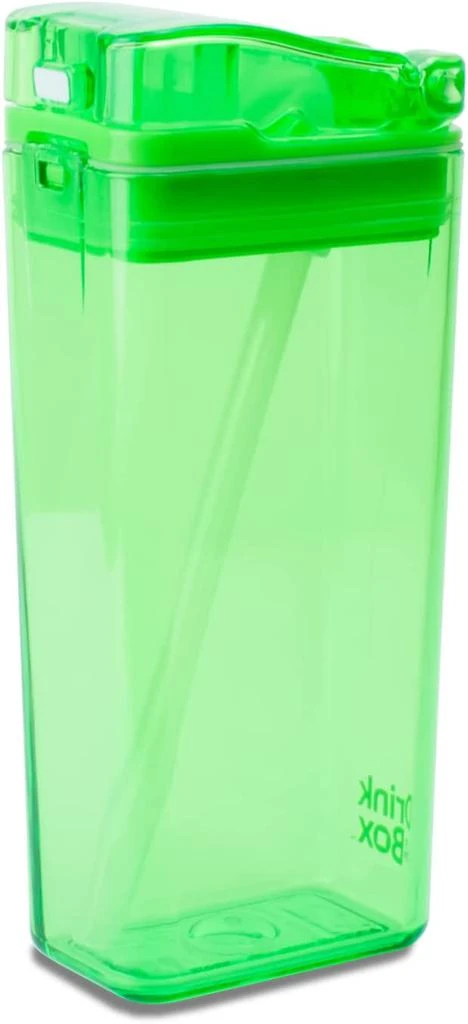 Precidio Design Drink in the Box Eco-Friendly Reusable Juice Box Container, 12 ounce, Blue 1