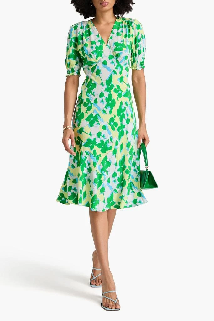 Diane von Furstenberg Jemma printed crepe midi dress 2