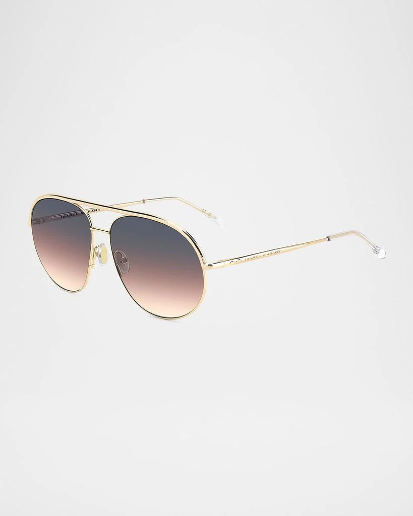 Isabel Marant Metal Aviator Sunglass 1
