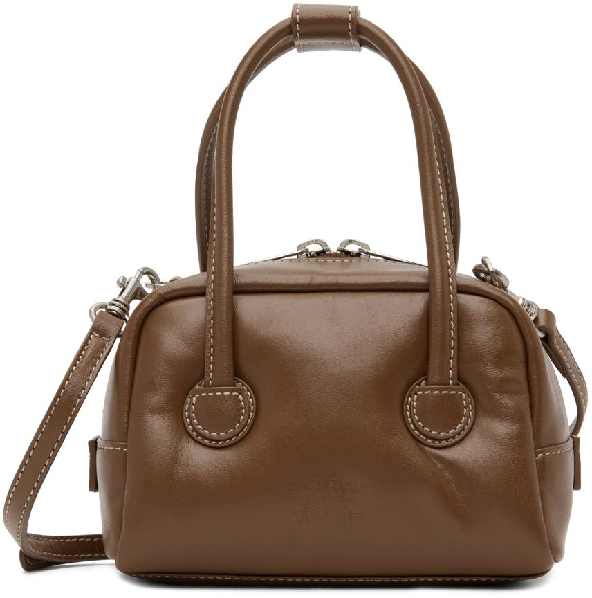 Marge Sherwood Brown Micro Padded Soft Bag 1