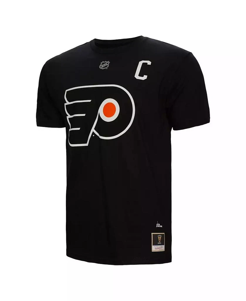 Mitchell & Ness Men's Eric Lindros Black Philadelphia Flyers Name and Number T-shirt 3