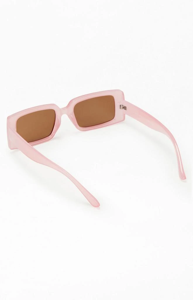 PacSun Pink Square Plastic Sunglasses 2