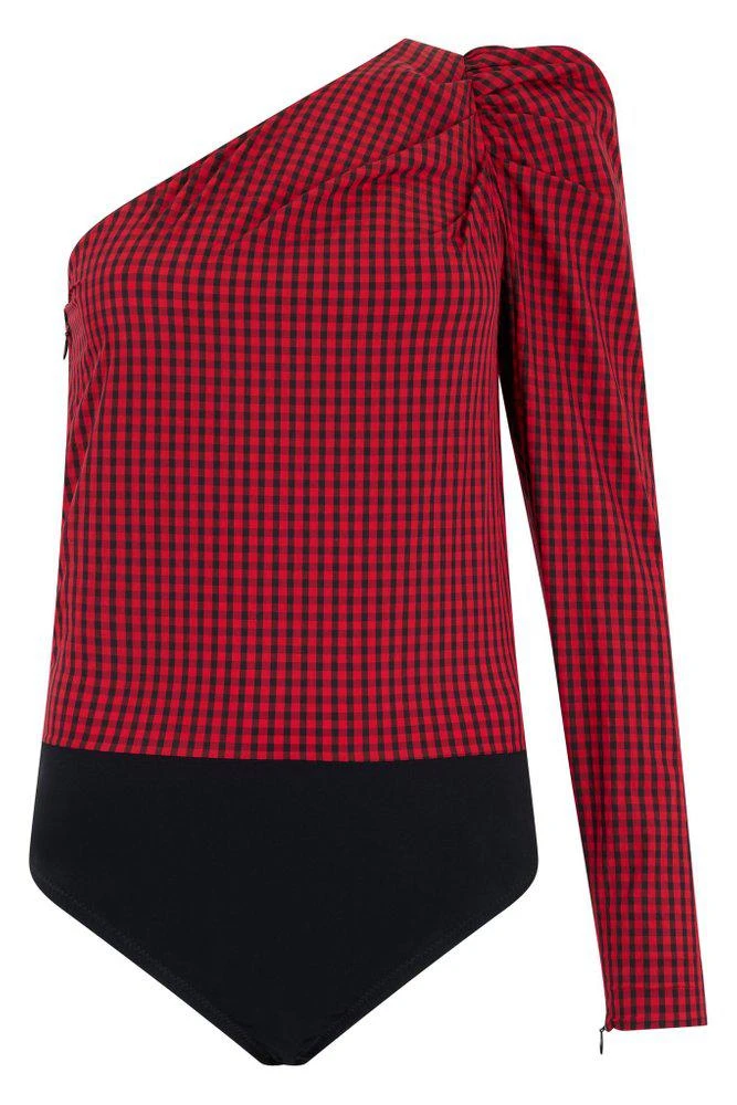 RED Valentino REDValentino Checked Bodysuit