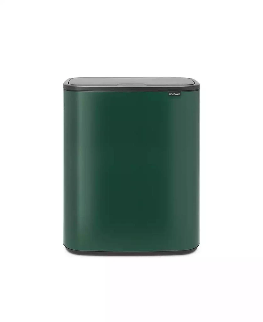 Brabantia Bo Touch Top Dual Compartment Trash Can, 2 x 8 Gallon, 2 x 30 Liter 1