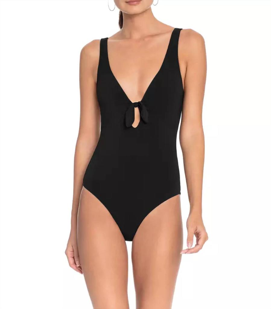Robin Piccone Robin Piccone - Ava Tie Front One-Piece Swimsuit
