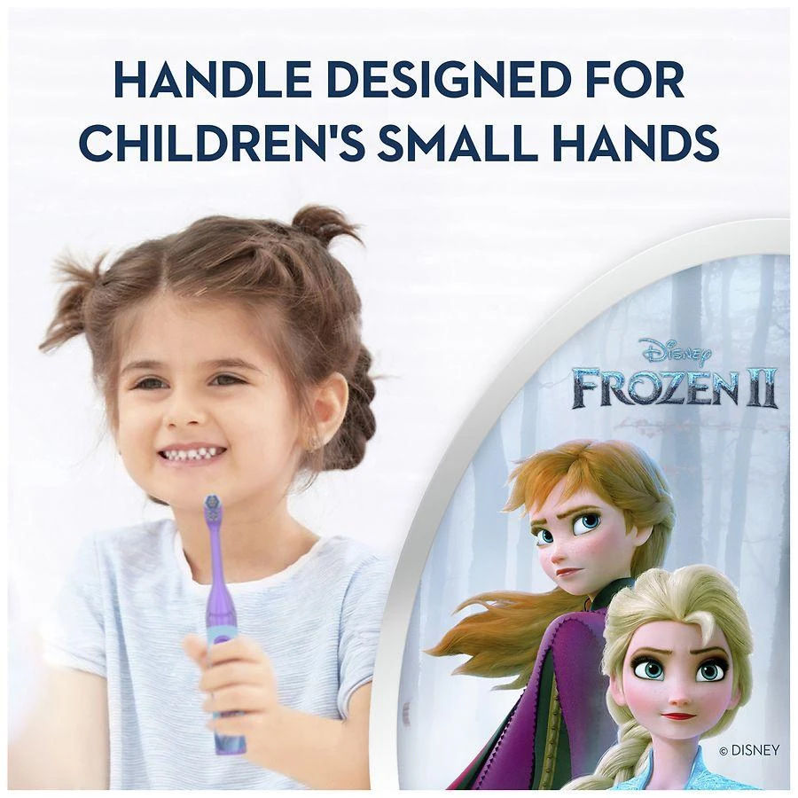 Oral-B Battery Toothbrush for Kids 3+, Disney's Frozen Soft 7