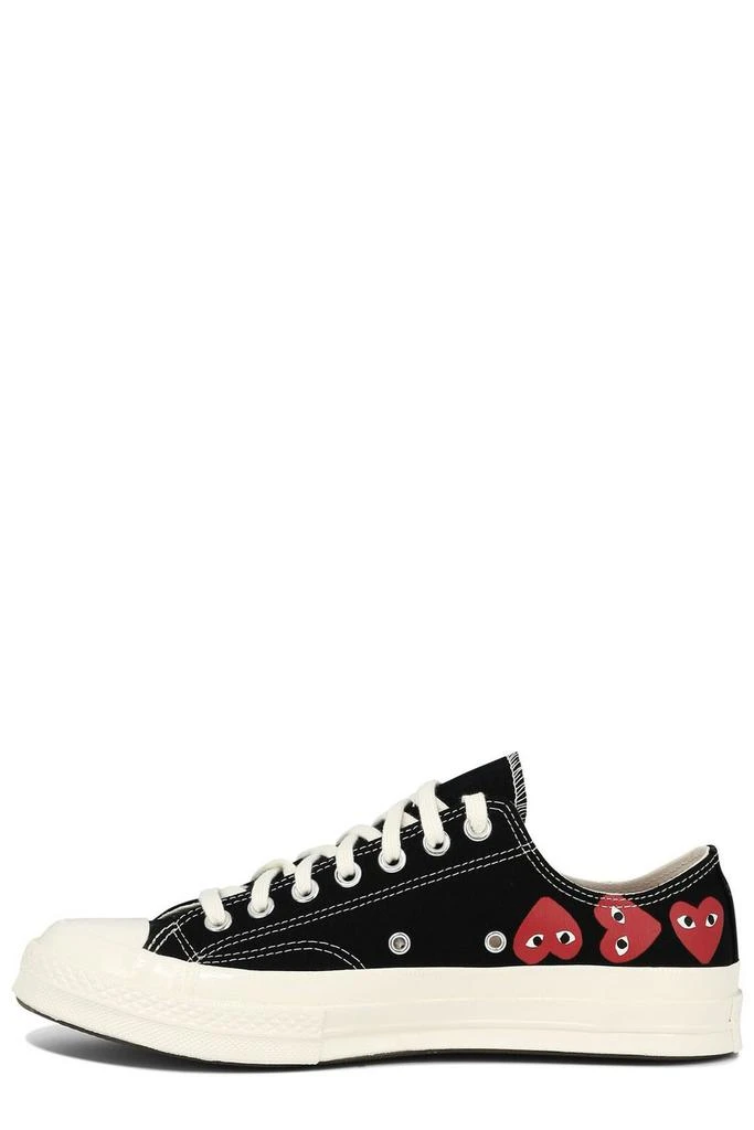 Comme des Garcons Comme des Garçons Play X Converse Chuck 70 Heart Printed Lace-Up Sneakers 2