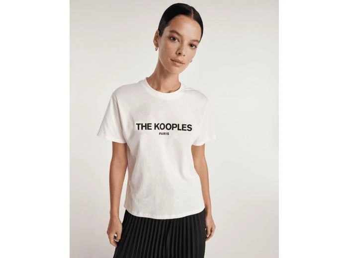 Shop T-Shirt Avec Print Kooples Paris Sur L'Avant Femme on Sale at