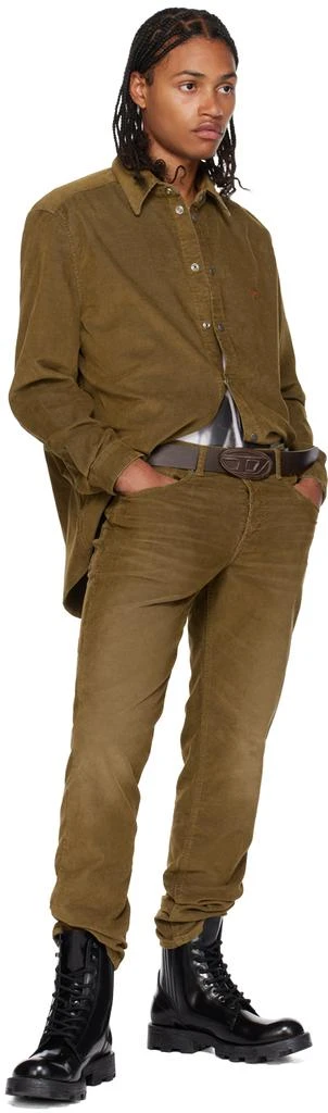 Diesel Tan D-Simply-Over Shirt 4