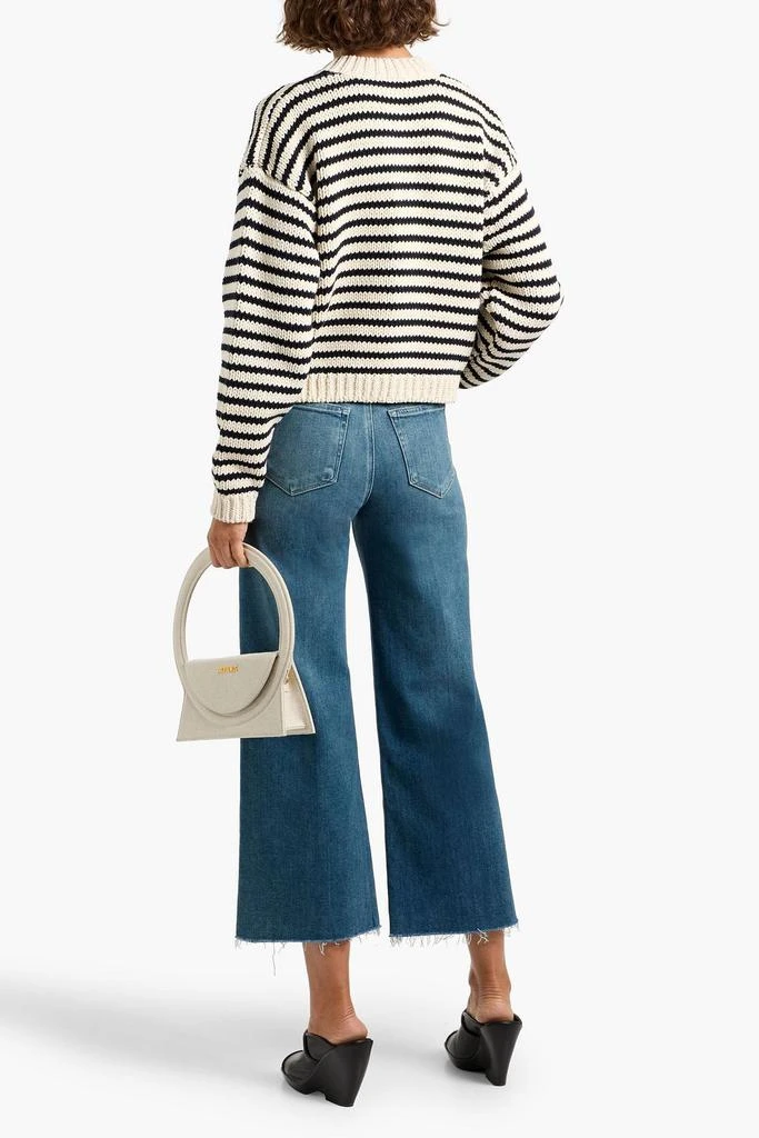 FRAME Striped cotton cardigan 3