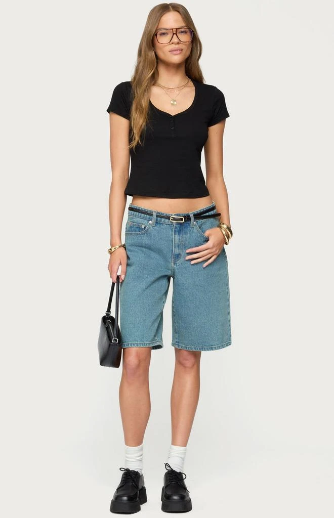 Edikted Katerina Henley T-Shirt 5