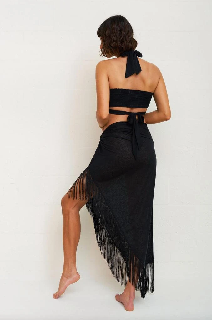 Pitusa Pitusa - Fringed Sarong Skirt 2
