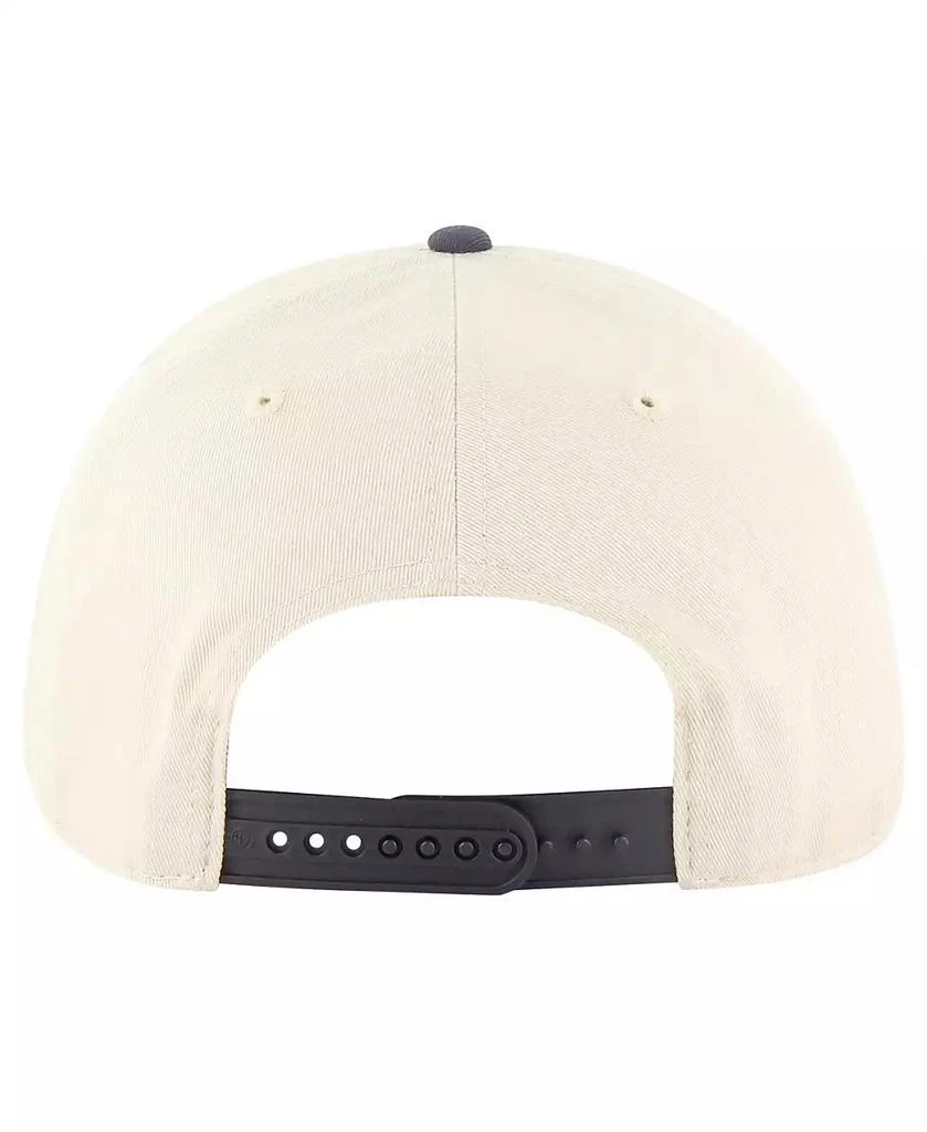 47 Brand Men's Cream/Navy Minnesota Timberwolves Roscoe Hitch Adjustable Hat 2