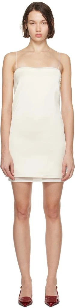 Jacquemus White La Casa 'La robe Elica' Minidress 1