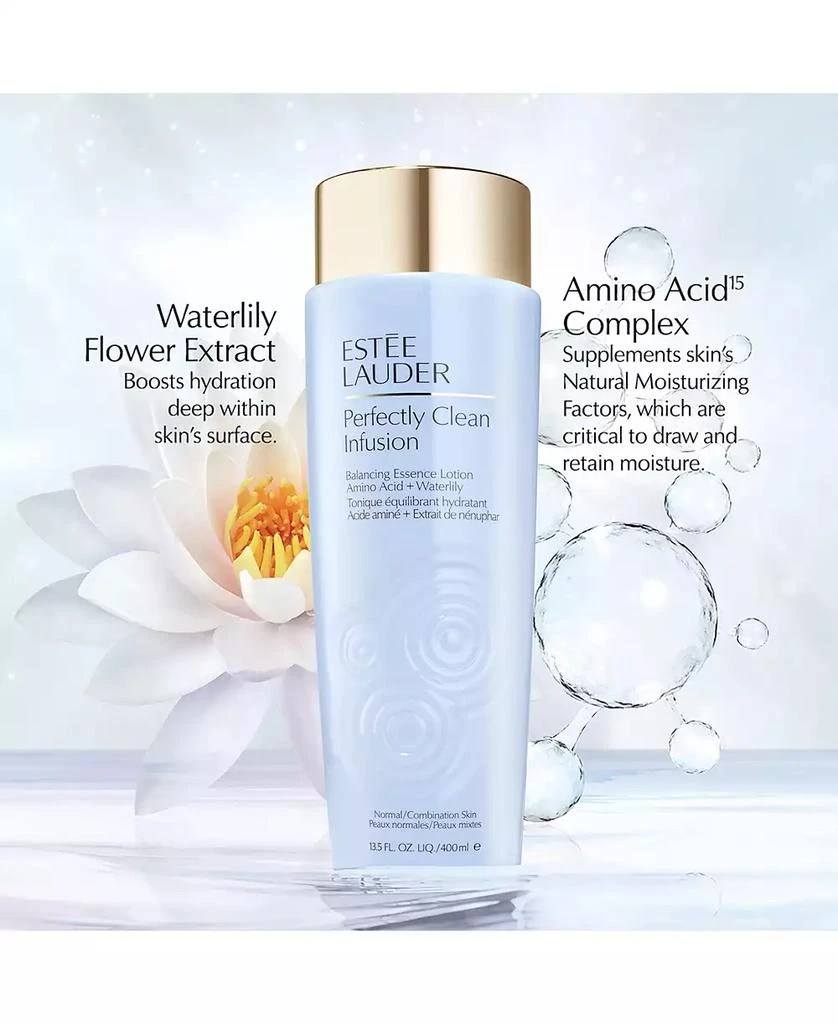 Estée Lauder Perfectly Clean Infusion Balancing Essence Lotion With Amino Acid & Waterlily, 13.5 oz 3