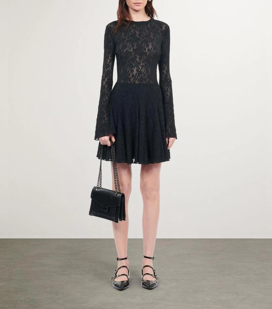 The Kooples Lace Skater Mini Dress 2