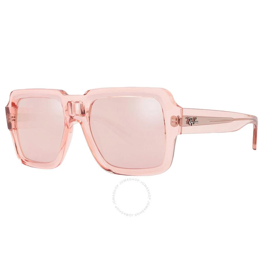 Ray-Ban Magellan Bio Based Pink Mirror Square Unisex Sunglasses RB4408 67286X 54 2