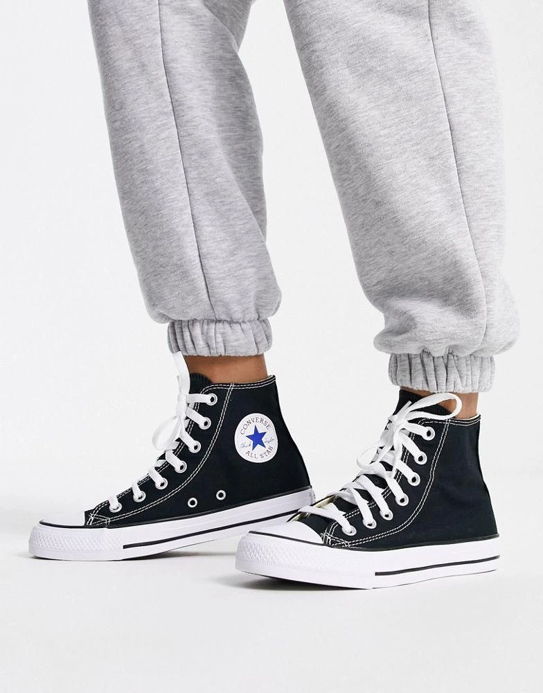 Converse Converse Chuck Taylor All Star Hi unisex trainers in black 1