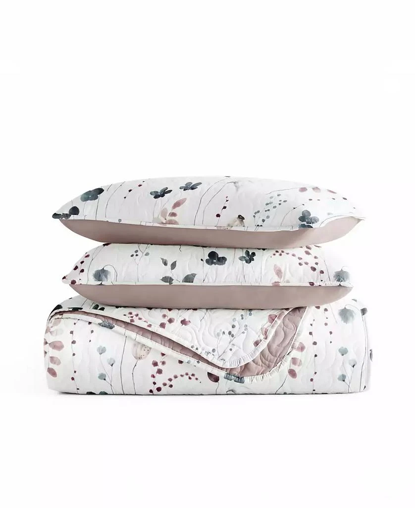 IENJOY HOME Poppy Bloom Reversible 2-Pc. Quilt Set 4