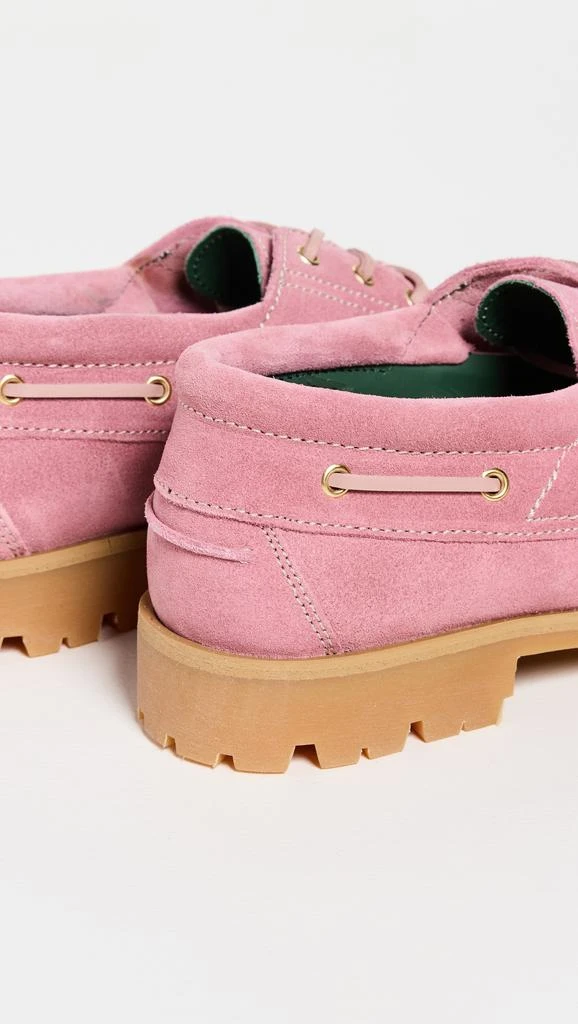 Vinnys Lug Sole Suede Boat Shoes 2