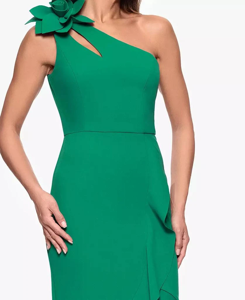 XSCAPE Women's Asymmetrical Ruffled High-Low Dress 5