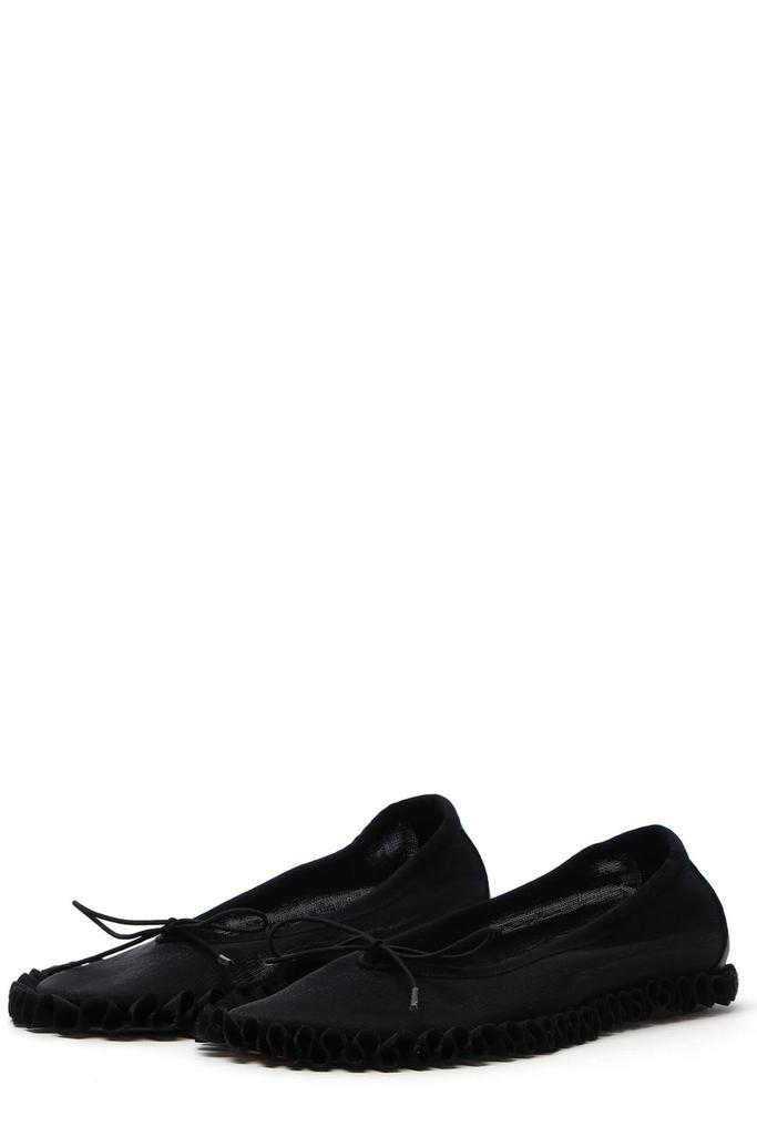 Simone Rocha Simone Rocha Frilled Mesh Slip-On Ballet Flats