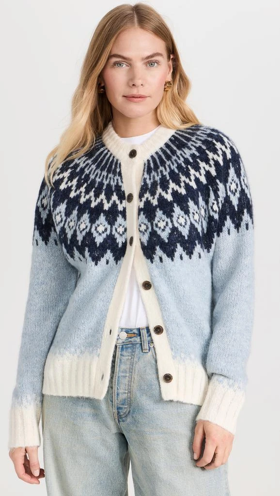 Alex Mill Ashwood Fair Isle Cardigan 1