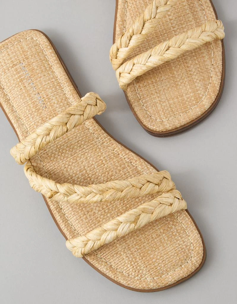 AE AE Raffia Braided Slide Sandal 3