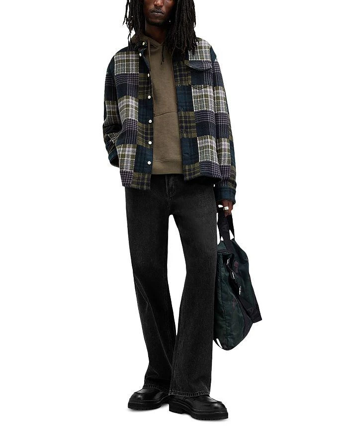 ALL SAINTS Hopton Patchwork Check Overshirt 2