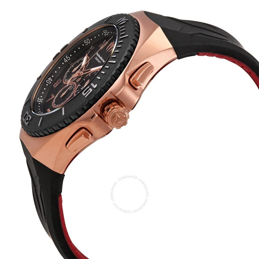 TechnoMarine Ocean Manta Chronograph Quartz Black Dial Men's Watch TM-215064 1