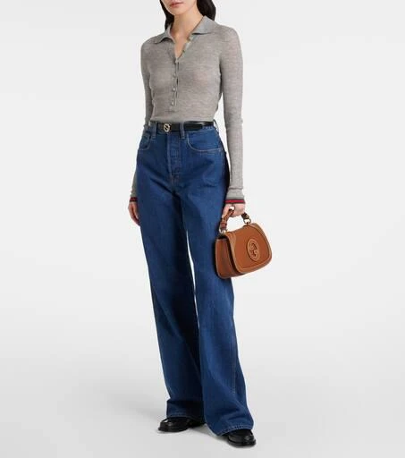 Gucci Double G leather loafers 3