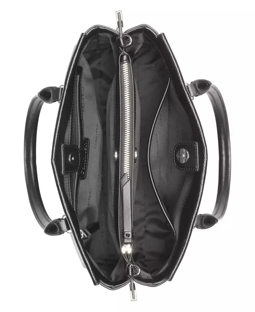 Calvin Klein Bianca Triple Compartment Convertible Satchel 4