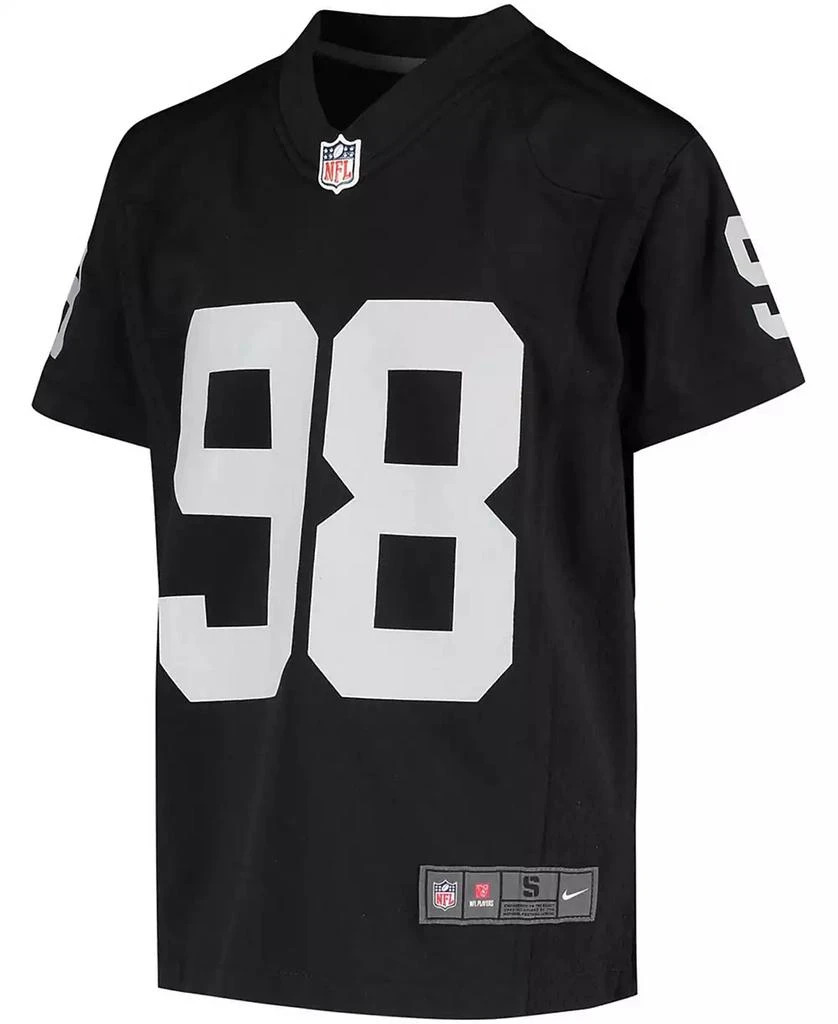 NIKE Big Boys Maxx Crosby Las Vegas Raiders Alternate Game Jersey 2