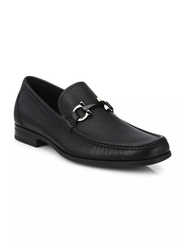 FERRAGAMO Grandioso Gancini Leather Loafers