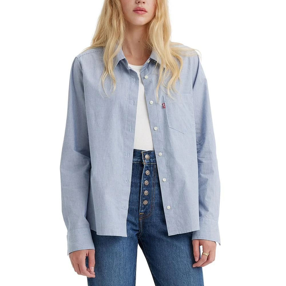 Levi's Women's Hemming Cotton Patch-Pocket Shirt 1